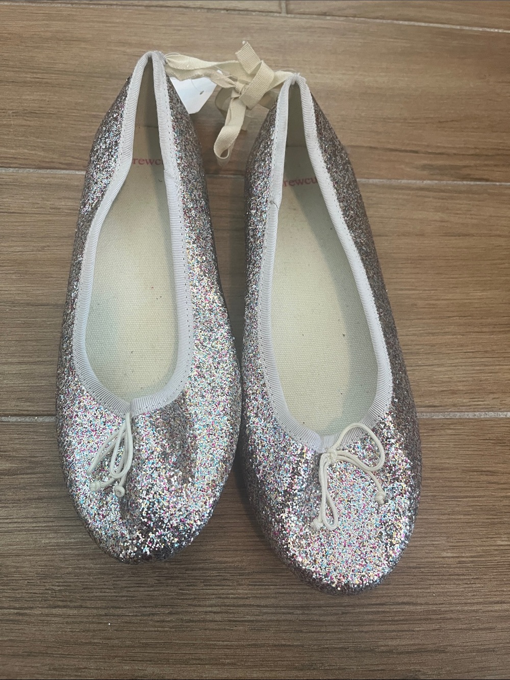 J. Crew Girls' Multi-Color Glitter Ballet Flats